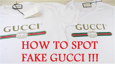 gucci tee knock off|How to Spot a Real Gucci T.